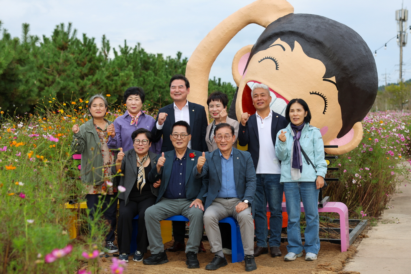 진도군, 백조호수공원 가을꽃 행사 성황리 마무리 이미지