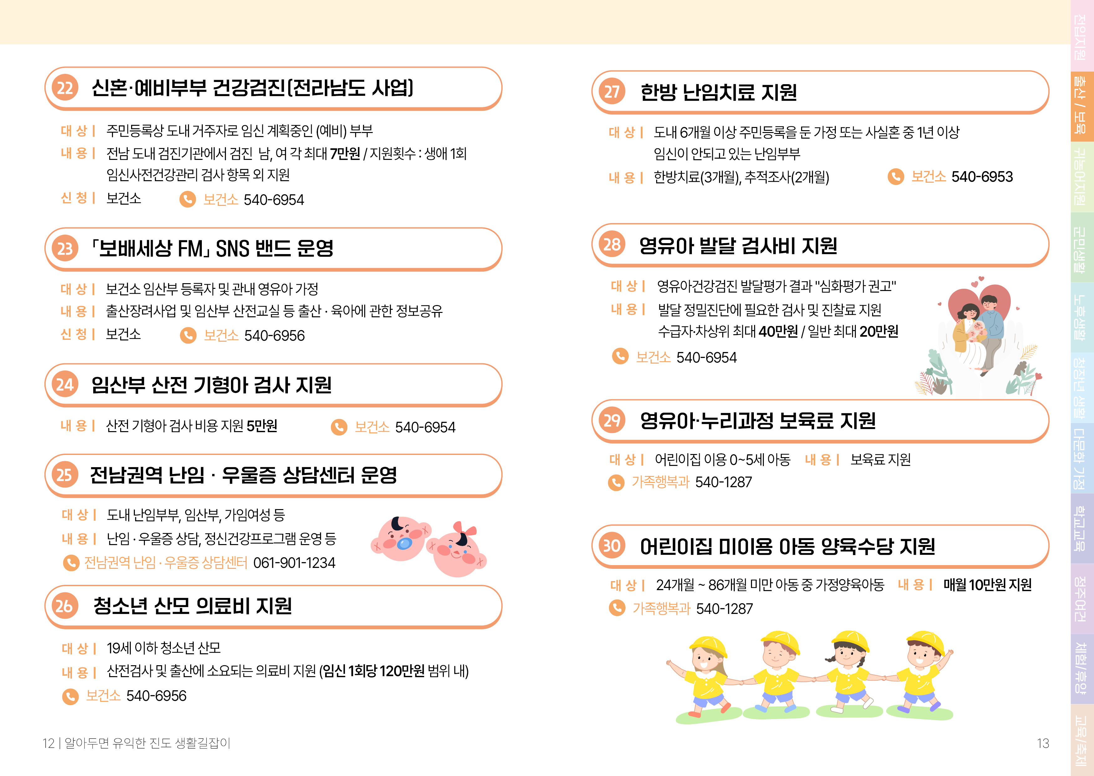 2026년 진도 인구정책 지원사업. 자세한 내용은 첨부된 PDF파일을 참고