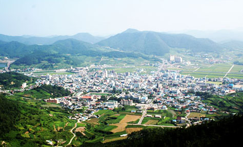 2007년 진도읍 전경