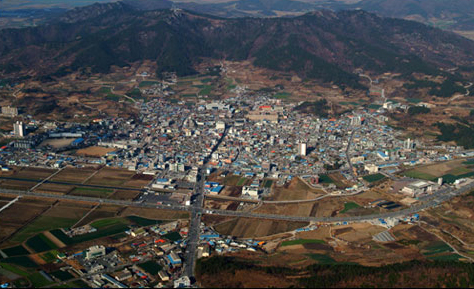2005년 진도읍 전경