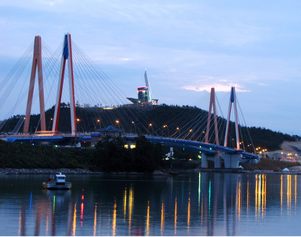 2013 진도 전국 사진 공모전 동상(진도대교 야경) 이미지