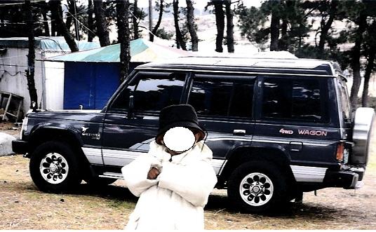 도난차량(갤로퍼 전남70고1758) 사진 이미지