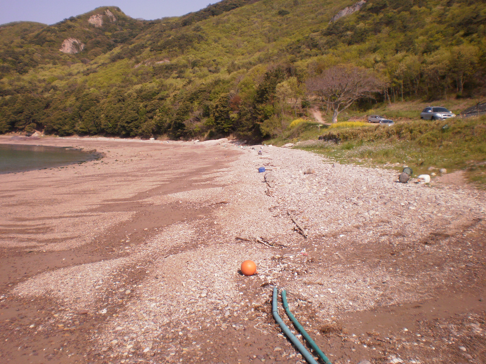 바다가 쓰레기 처리 주기적으로 처리요망. 이미지