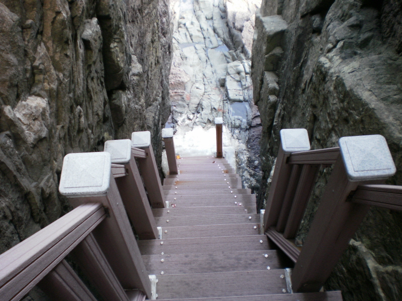 접도 웰빙등산로 태풍 피해현장.(곤파스) 이미지