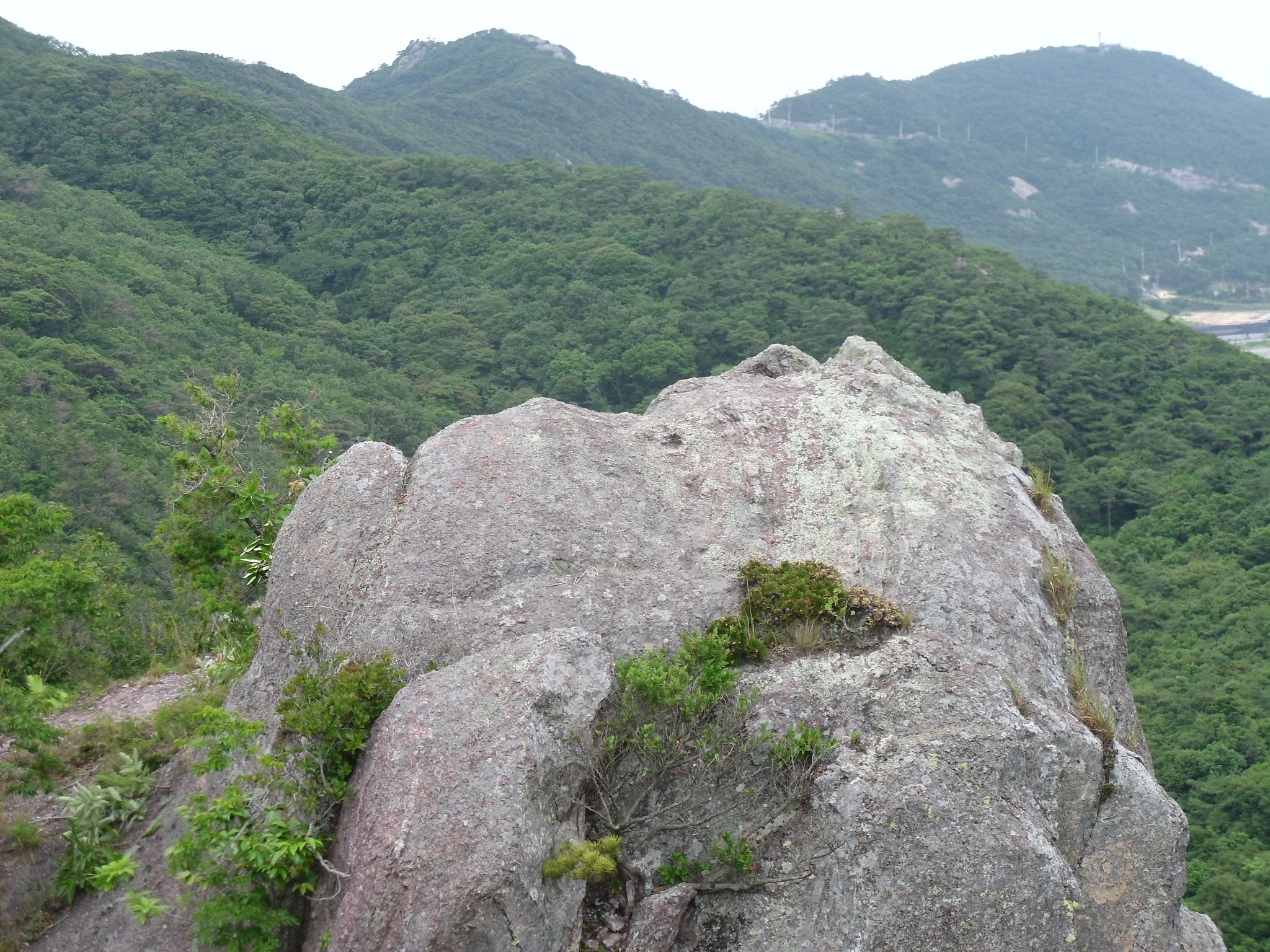접도웰빙길에 바위얼굴 이미지