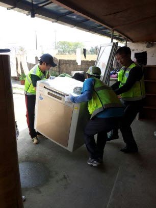 진도군 방범연합회 의신면 창포리 태풍피해현장속으로 ~~ 첨부#2