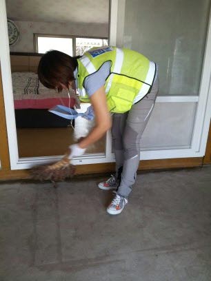 진도군 방범연합회 의신면 창포리 태풍피해현장속으로 ~~ 첨부#3