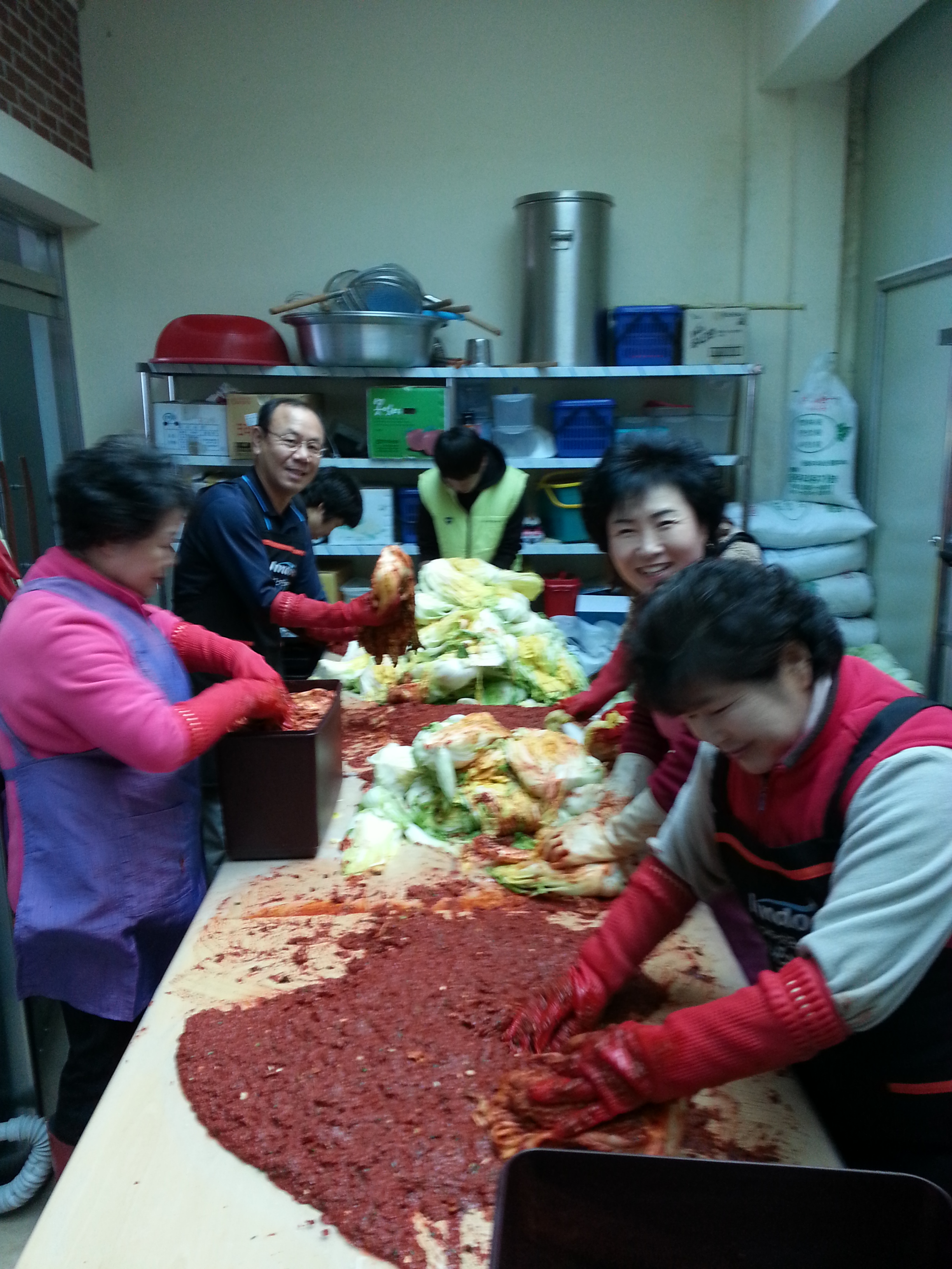 진도군 장애인종합복지관 겨울김장 이미지