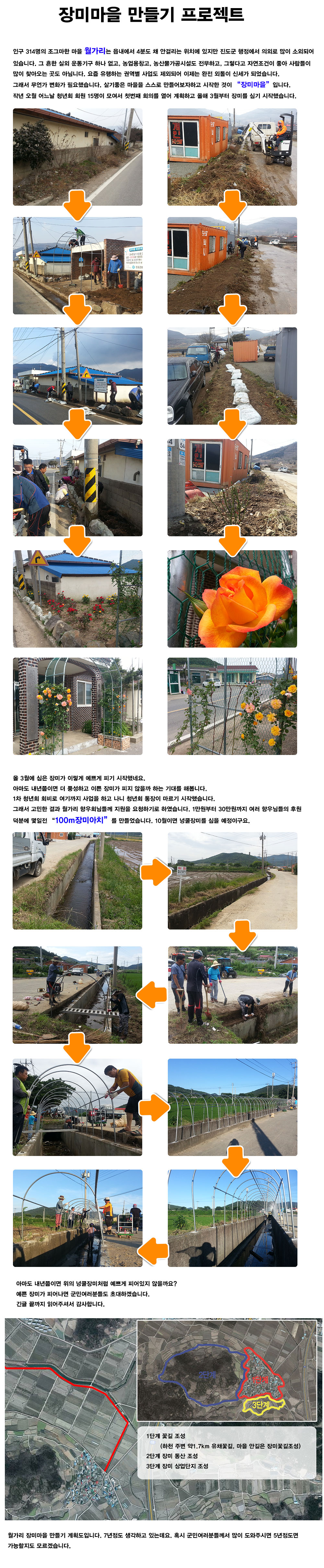 월가리 장미마을 1차년도 사업 이미지