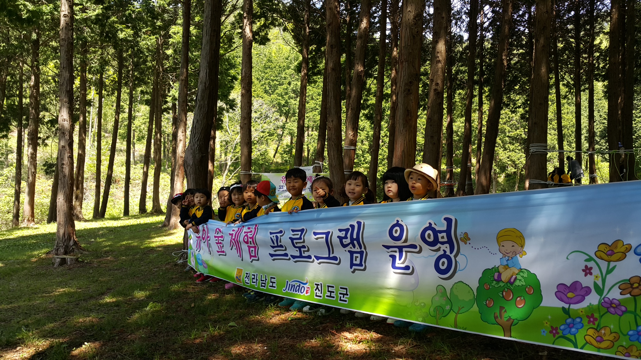 유아숲체험 프로그램 운영 이미지