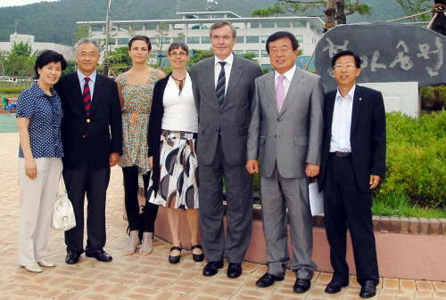 주한 스웨덴 대사 가족 방문 이미지