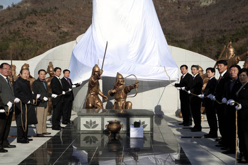 용장산성 충혼탑 제막식 첨부#2