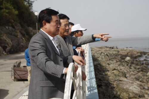 박준영 도지사 진도 현장방문 이미지
