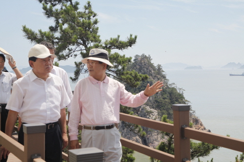 도지사 가사도 방문 이미지