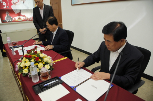 GS리테일과 업무협약식 이미지