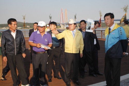 명량대첩대비 실과장 동원 현장 받문 이미지