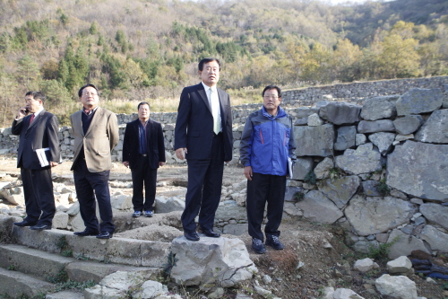 용장산성 현장 이미지