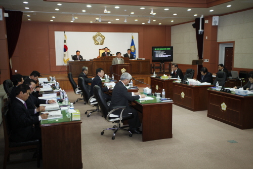 진도군의회 시정연설 이미지