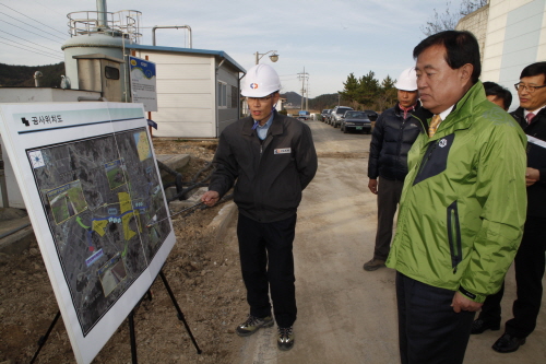 주요 관내사업 현장 방문 이미지