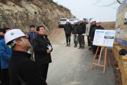 주요 관내사업 현장 방문 이미지