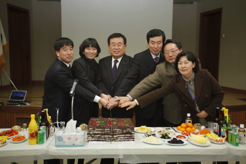 송년 떡 절단식 이미지