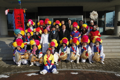 새해 군립민속단 농악놀이팀과 함께 이미지