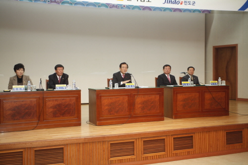 도지사와 군민과의 대화 이미지