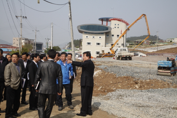 진도개사업현장방문 이미지
