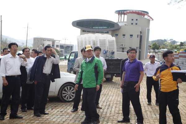 진도개사업소 방문 이미지