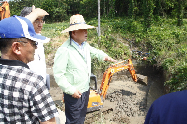 봄가뭄피해대책마련현장방문 이미지