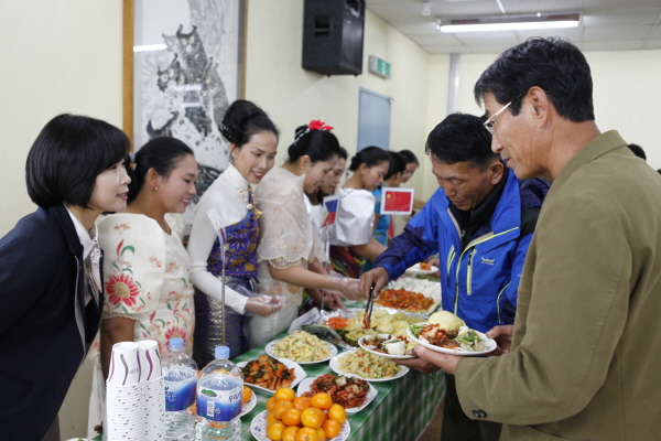 진도군 다문화 가정 세계음식페스티벌 이미지