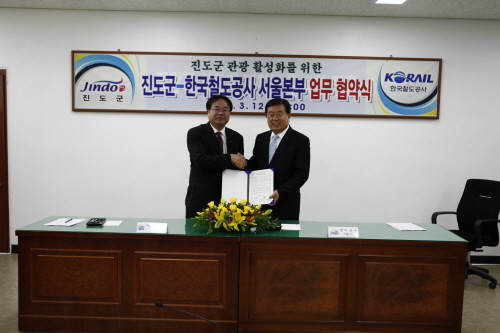 한국철도공사 서울본부 관광업무 협약식 이미지