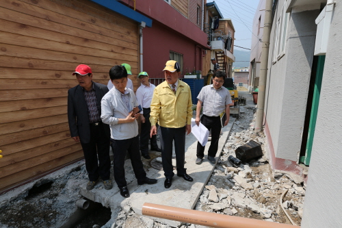 진도읍 사업현장 방문 이미지