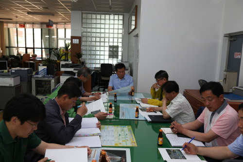 장마철 피해예방 읍면사무소 방문 이미지