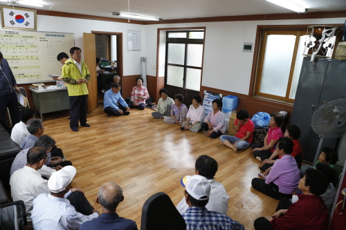 군내면 마을 방문 이미지
