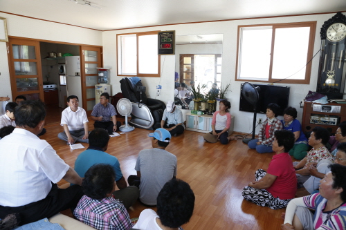 의신 초사권역 마을 방문 이미지