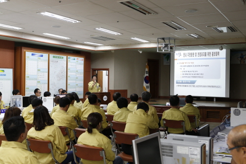 을지연습 상황 보고회 이미지