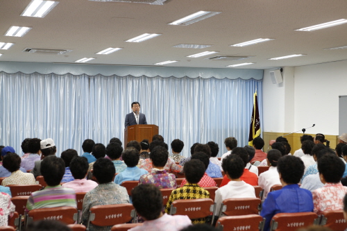 진도군 노인대학 특별강의 이미지