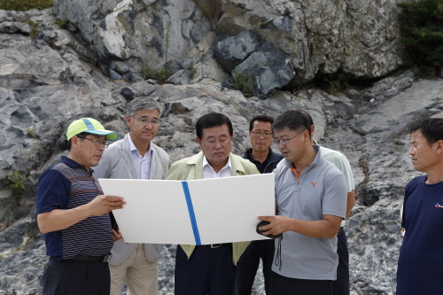 관내 해양사업 추진현장 방문 이미지