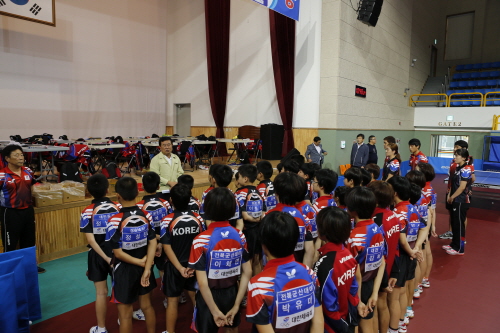 탁구 꿈나무 선수단 하계합숙훈련 이미지