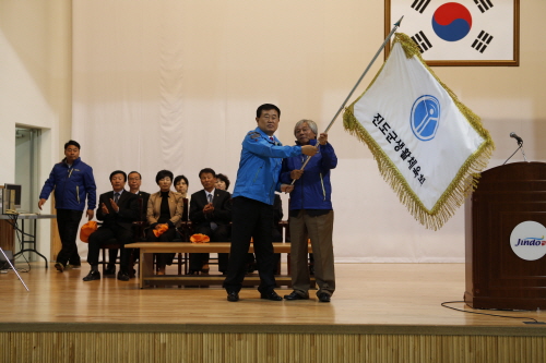 제25회 도민생촬체육대회 진도군 참가선수단 결단식 첨부#2