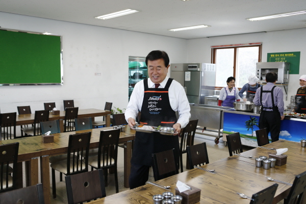 진도군 장애인복지관 급식 봉사 이미지