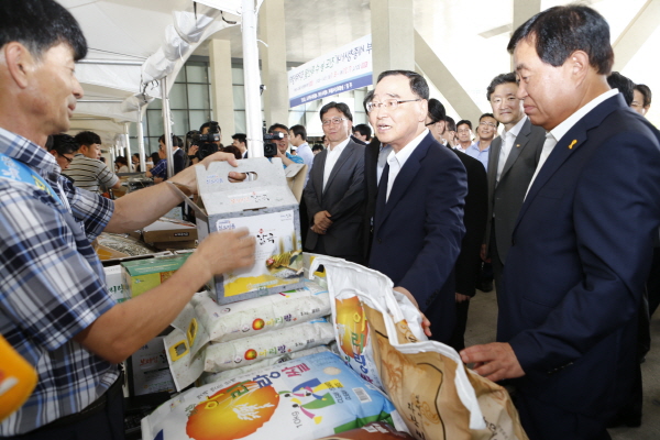 정부 세종청사내 진도 농,수 특산물 직거래 장터 첨부#2