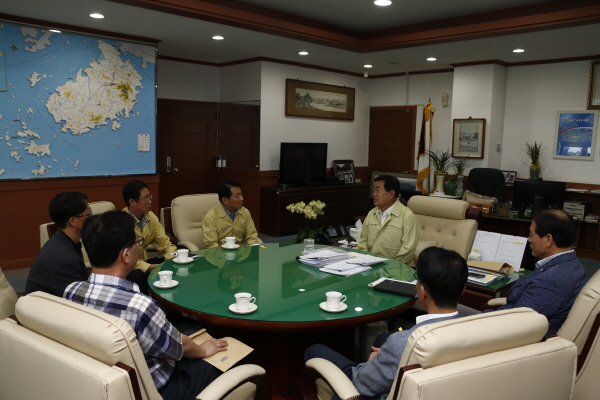 자매결연시 양산시장 방문 이미지