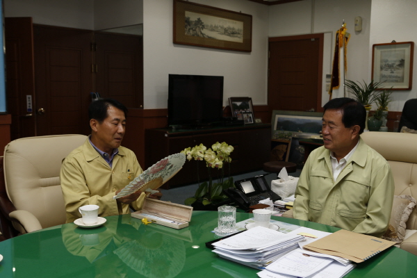 자매결연시 양산시장 방문 첨부#3