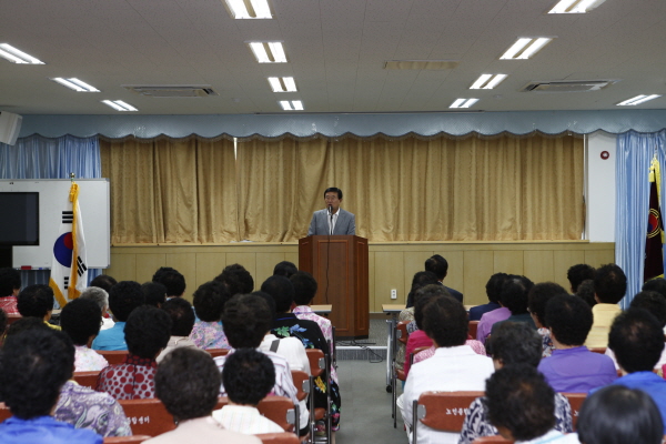 진도군 노인대학 특별강의 이미지