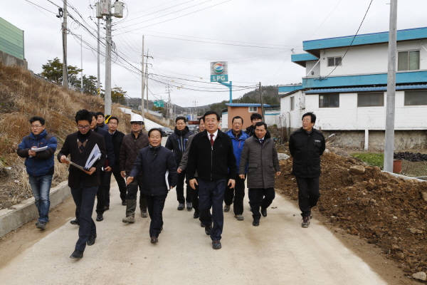 전남체전 준비 사업현장 방문 이미지