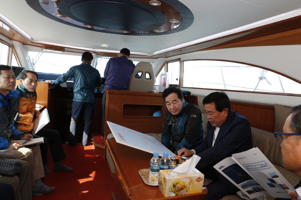 이낙연전라남도지사 가고싶은 섬 가꾸기 조도면, 관매도 순방 이미지