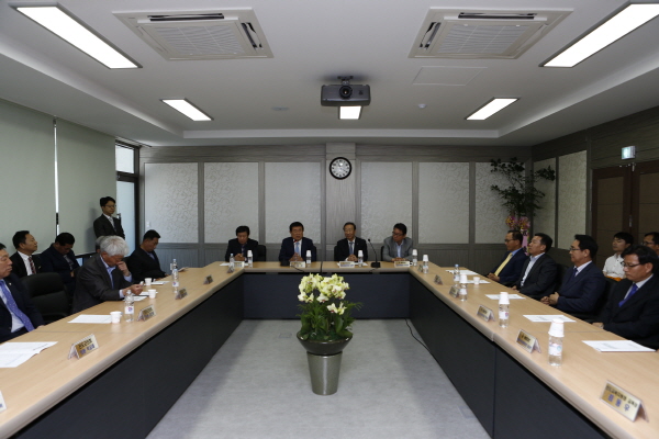 K-water 진도수도관리단 현판식 이미지