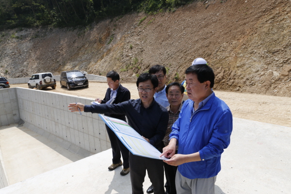 고군지막, 의신송군, 의신수품 사업현장 방문 이미지
